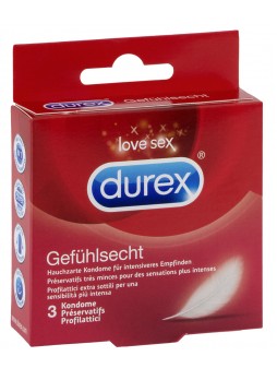 Durex Feel Thin - élethű érzés óvszer (3db)