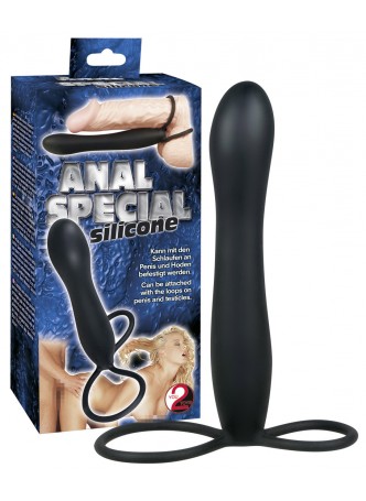 Anál speciál szilikon - fekete