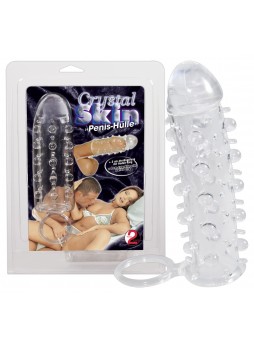 Péniszköpeny heregyűrűvel - Crystal Skin
