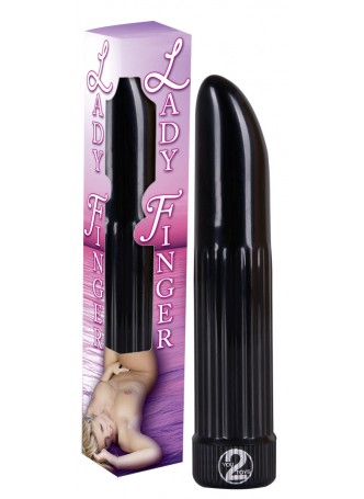 Lady finger vibrátor (fekete)