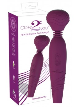 Close2You: Wand Rilassamento masszírozó vibrátor (bordó)