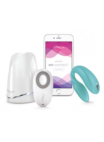 We-Vibe Sync - hajlítható G-pont és csikló vibrátor (türkiz)