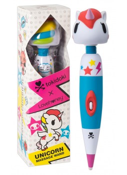 / Tokidoki Unikornis - hálózati masszírozó vibrátor (színes)