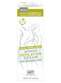 HOT Intimate - intim szőrtelenítő krém spatulával (100ml)