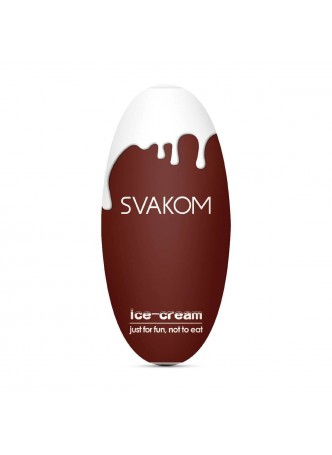 / Svakom Hedy Ice Cream - maszturbátor (barna-fehér)