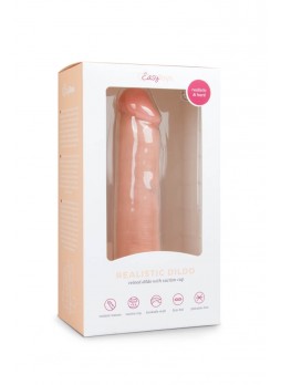 Easytoys - tapadótalpas élethű dildó (20,5cm) - natúr