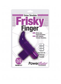 Frisky Finger - vízálló ujjvibrátor (lila)