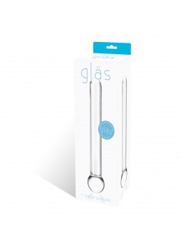 GLAS - klasszikus üveg dildó (áttetsző)