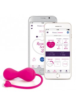 LOVELIFE BY OHMIBOD - KRUSH - Intelligens gésagolyó duó (pink)