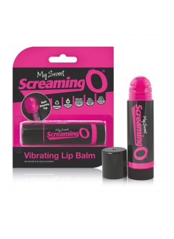 Screaming Lip Balm - rúzs vibrátor (fekete-pink)