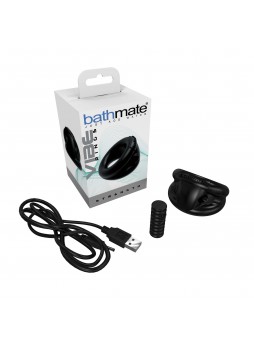 Bathmate Vibe Ring Strength - akkus, vibrációs péniszgyűrű (fekete)