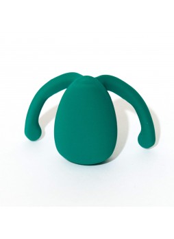 DAME EVA II. Hands Free - vízálló csiklóvibrátor (zöld)