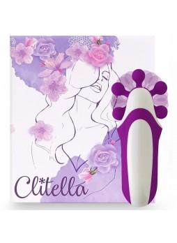 FEELZTOYS Clitella - akkus, forgó, orál vibrátor (lila)