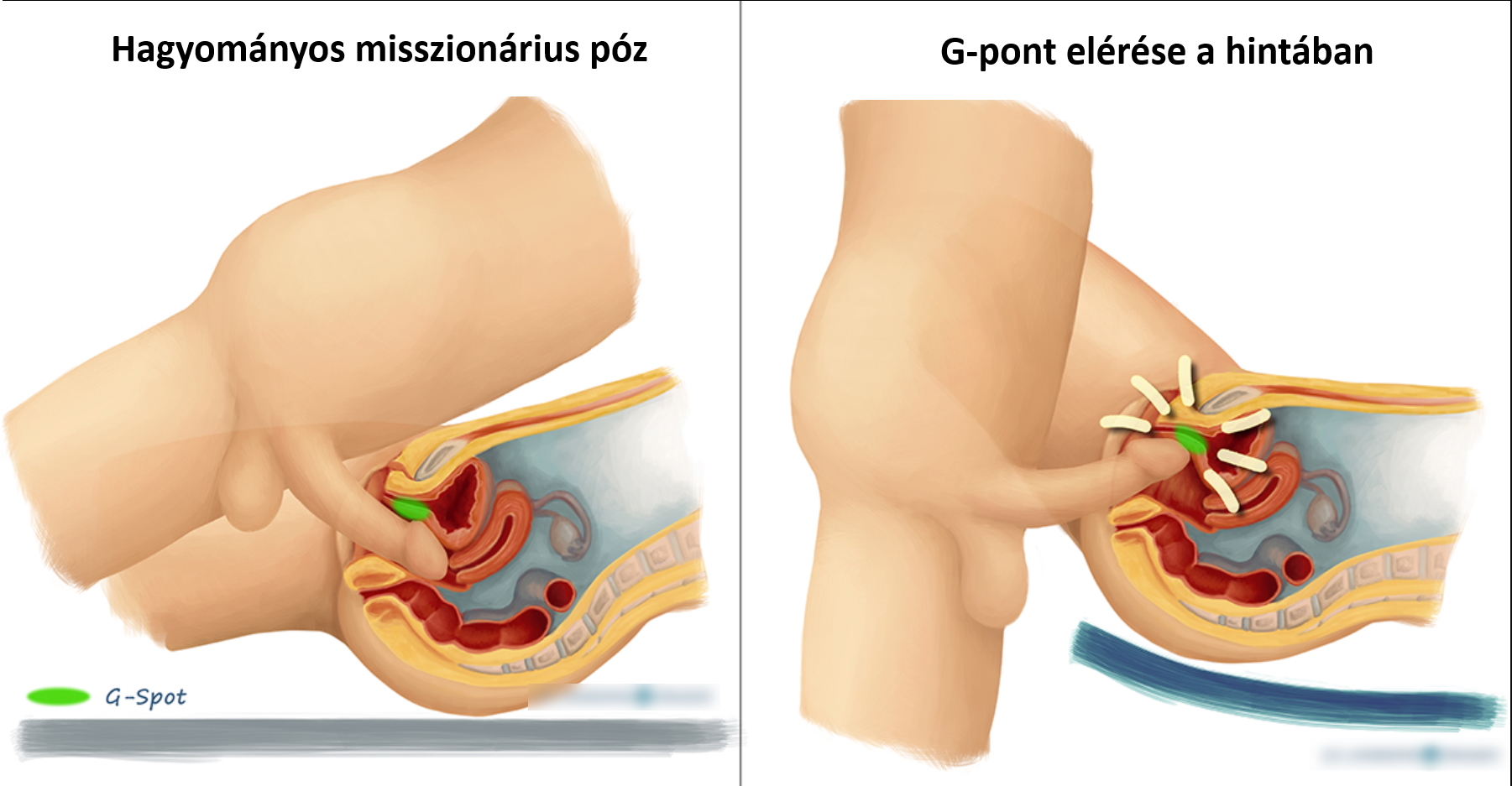 G pont elérése a szexhintában